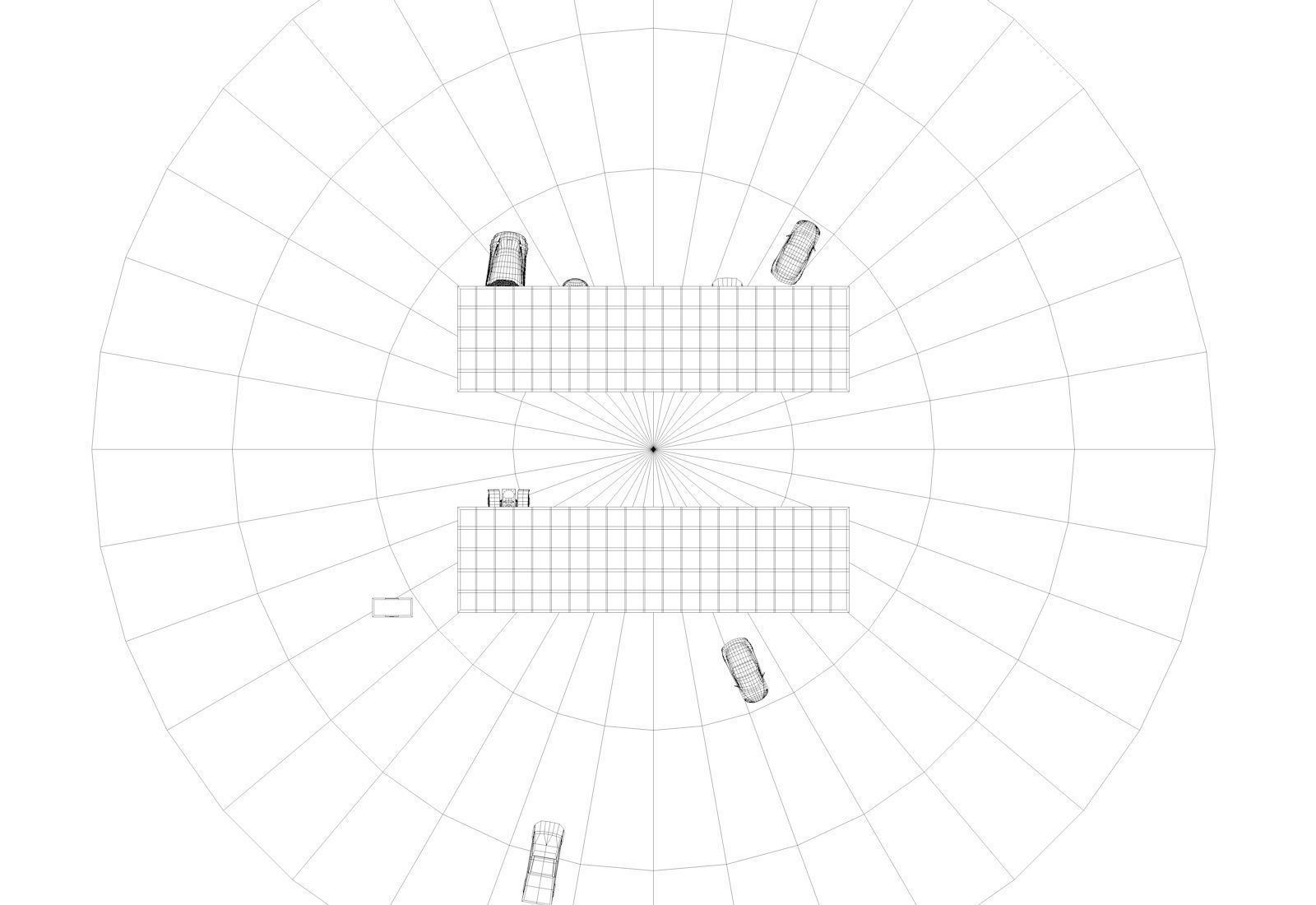 Cartoon Low Poly Tesla Charger Station Cars Pack Low-poly 3D model_7