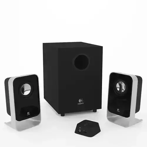 Sound system Logitech LS-21 3D model