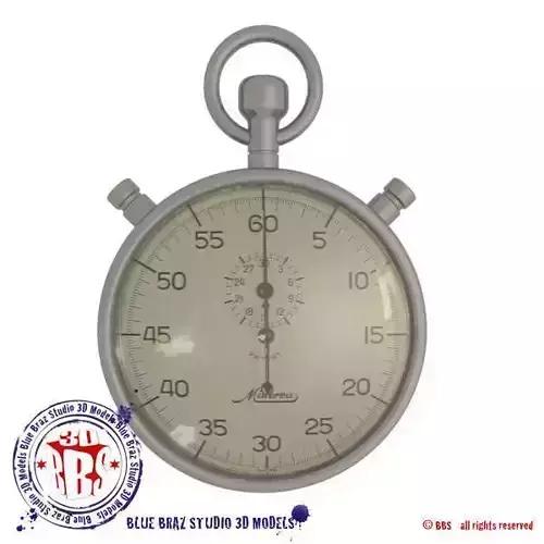 Chronometer stopwatch 3D model