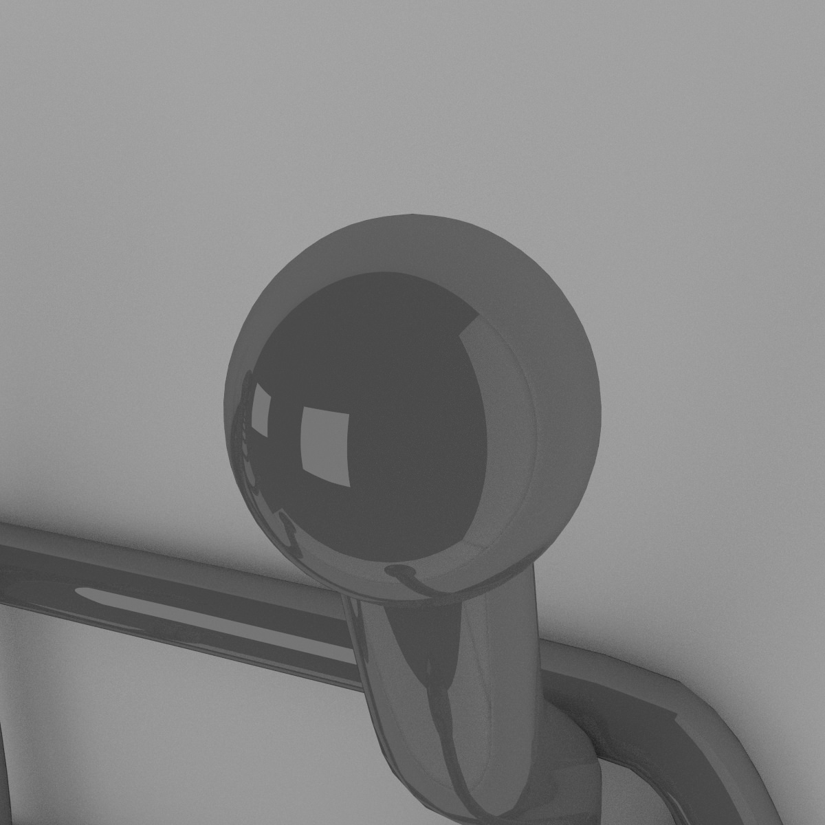 Fixed Clothes Hanger Free low-poly 3D model_6