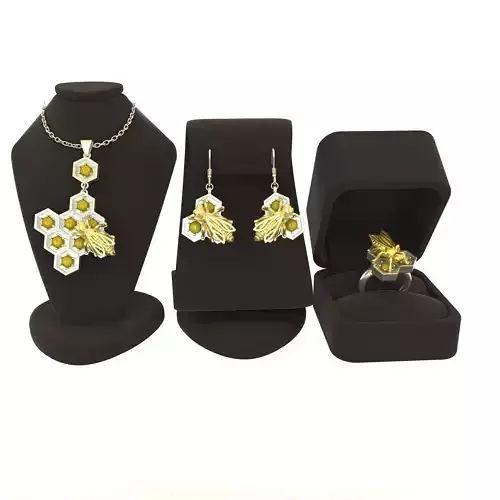 Bee Jewelry Service in jewellery 3D print model