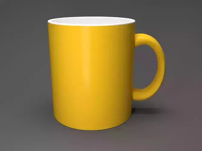 Yellow cup