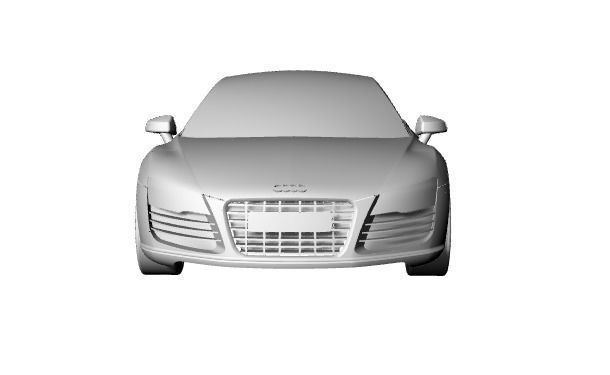 Audi R8 surface design