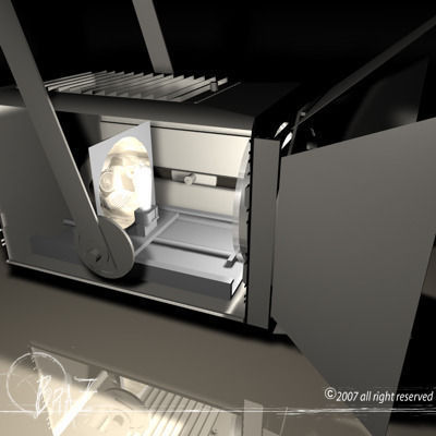 Stage light and Fresnel 2 3D model_2