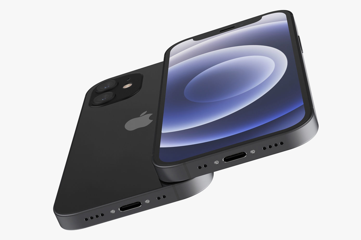 Apple iPhone 12 mini and 12 and 12 pro and 12 pro MAX 3D model_32