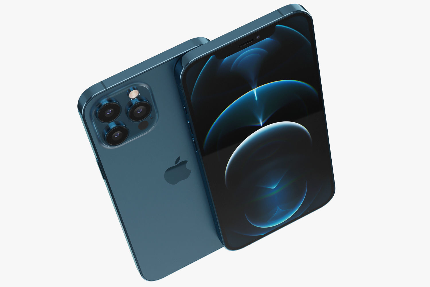 Apple iPhone 12 mini and 12 and 12 pro and 12 pro MAX 3D model_7