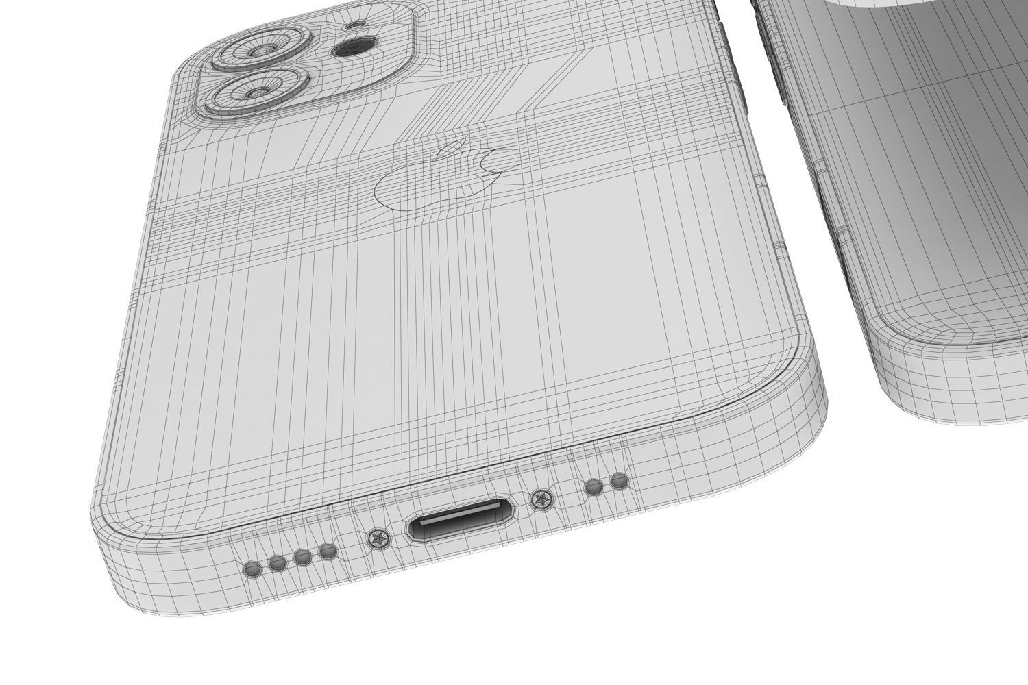Apple iPhone 12 mini and 12 and 12 pro and 12 pro MAX 3D model_71