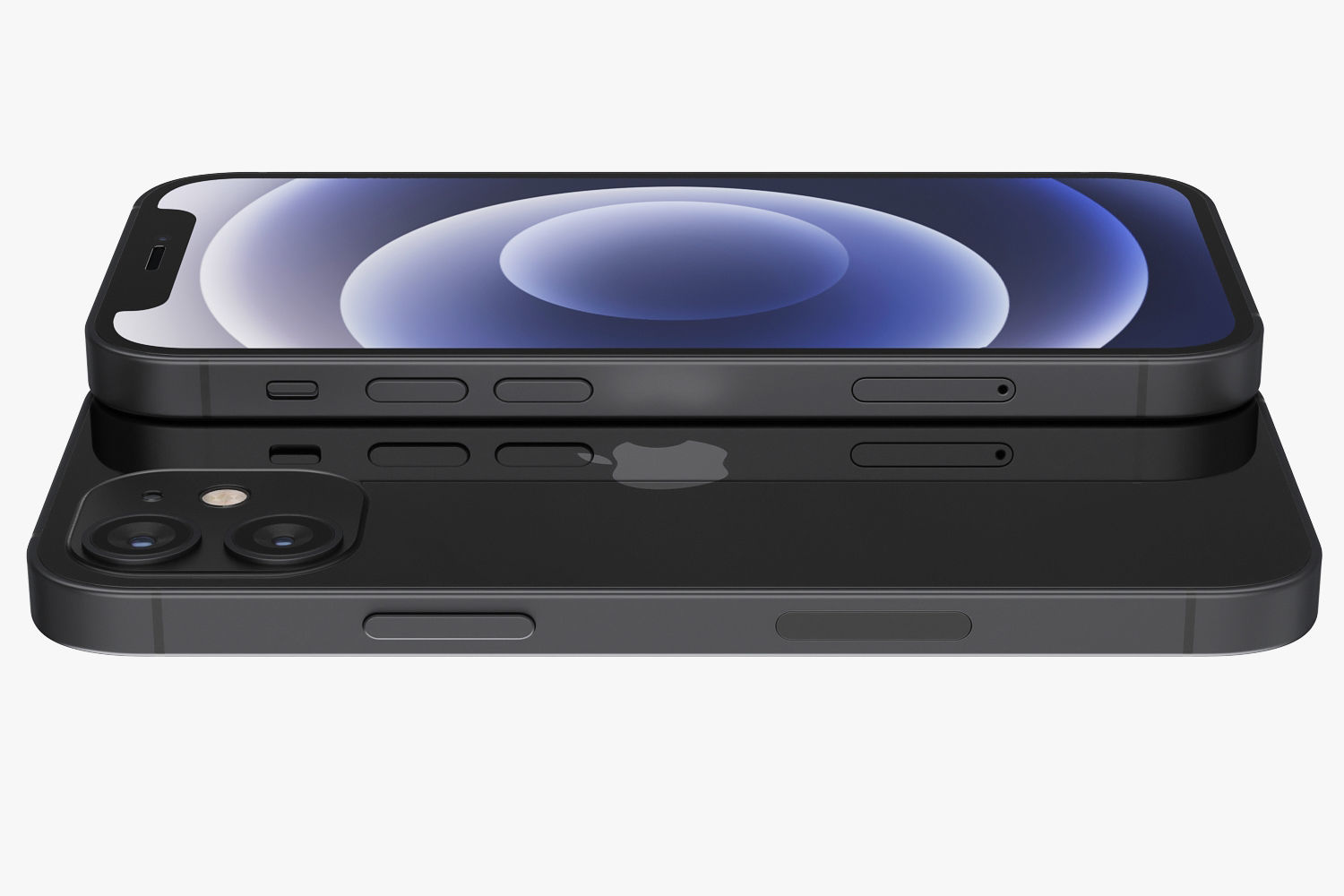 Apple iPhone 12 mini and 12 and 12 pro and 12 pro MAX 3D model_40