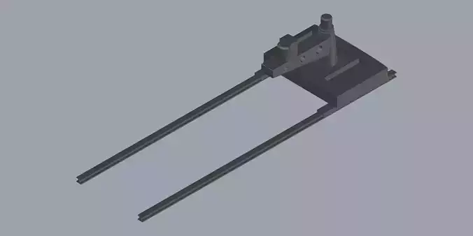 Staveley Machine with Radial Arm on Rail