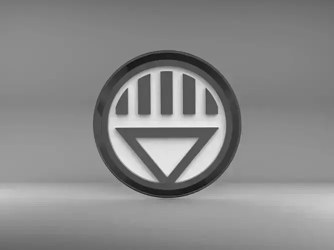 Black Lantern Logo Chest Emblem Symbol 3D print model