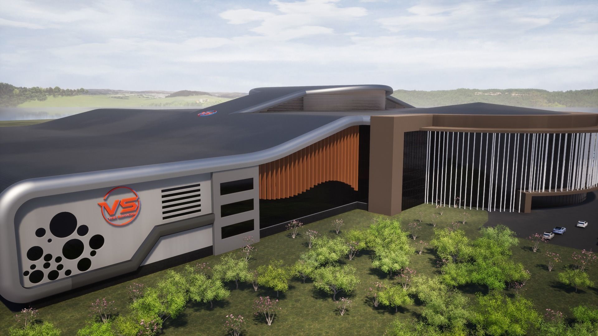 Arts and culture Entertainment Center 3D model_10