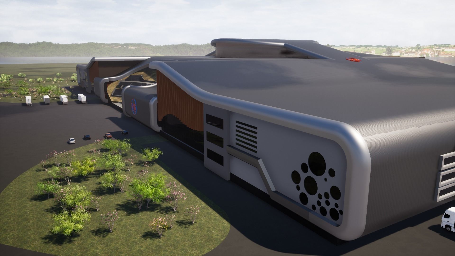 Arts and culture Entertainment Center 3D model_8