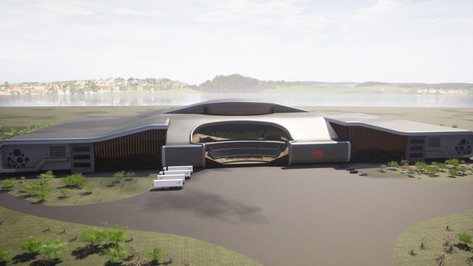 Arts and culture Entertainment Center 3D model_5