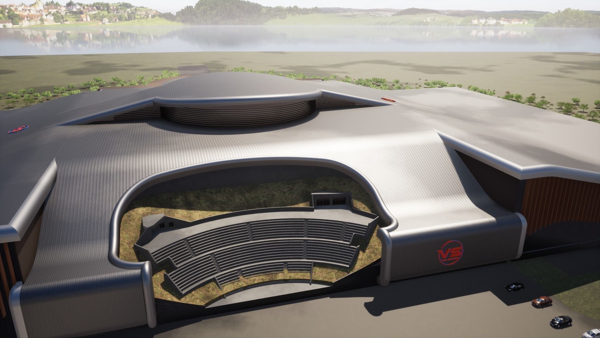 Arts and culture Entertainment Center 3D model_6