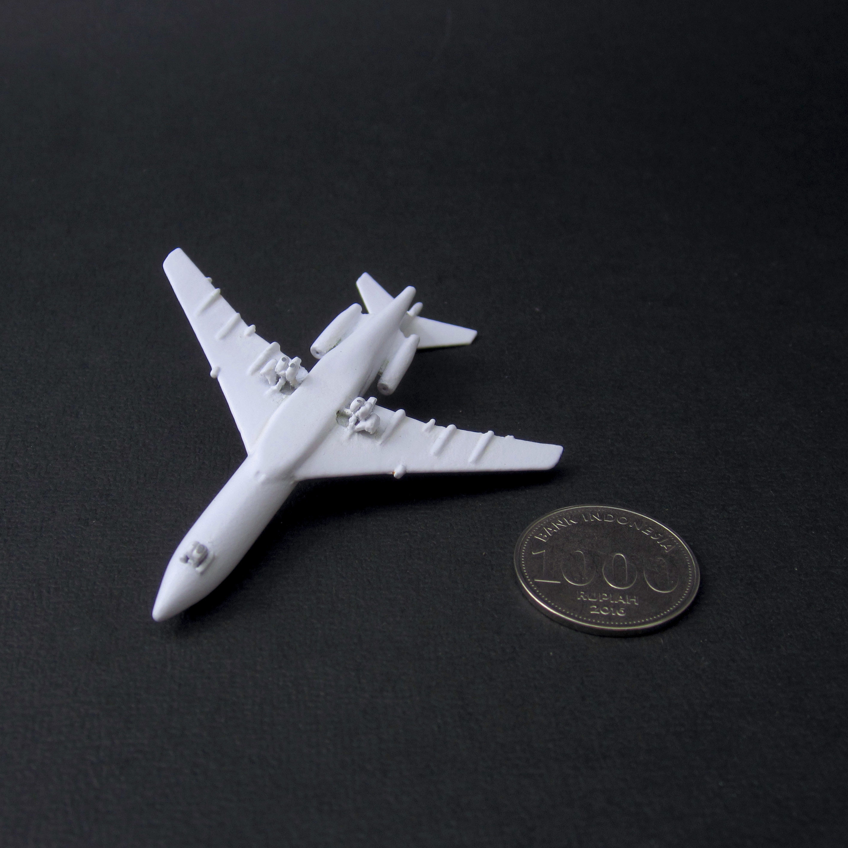 Boeing 727-100 3D print model_5