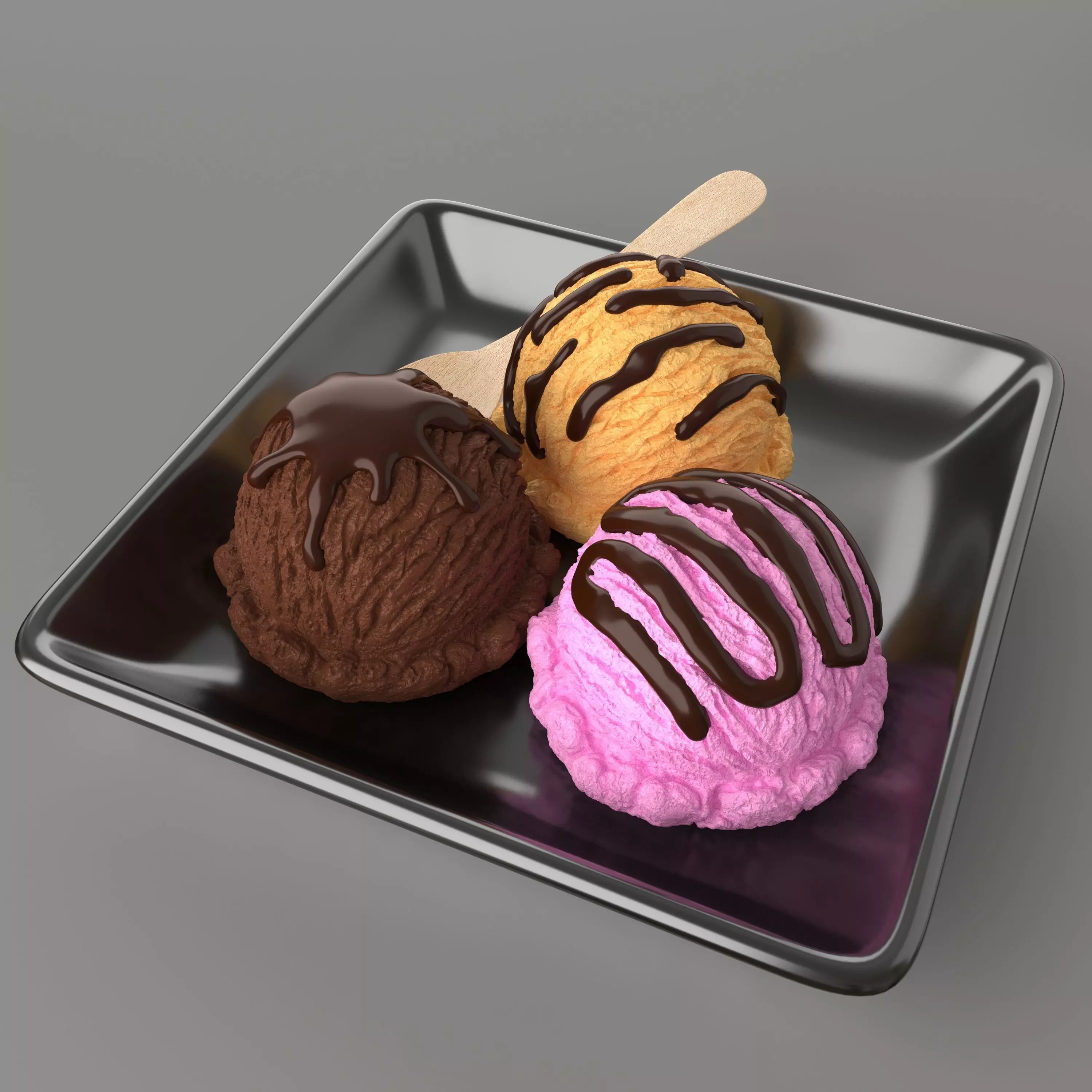 Icecream Scoop 3D model_0