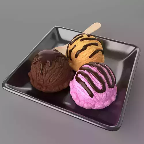 Icecream Scoop 3D model