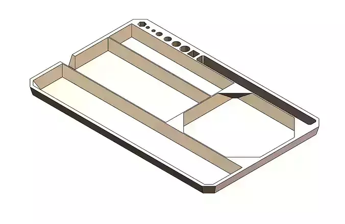 Rolling Tray 3D print model