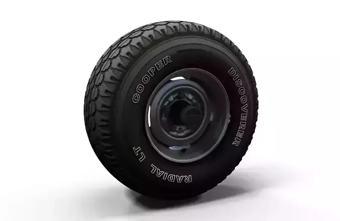 Offroad truck wheel 3D model