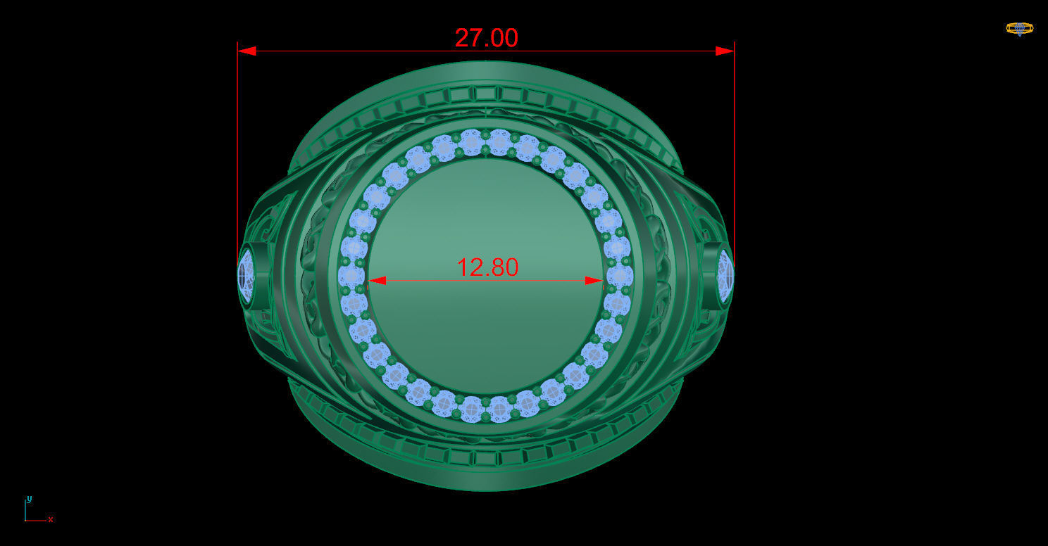 Ring 78 3D print model_9