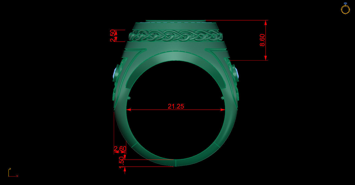 Ring 78 3D print model_8
