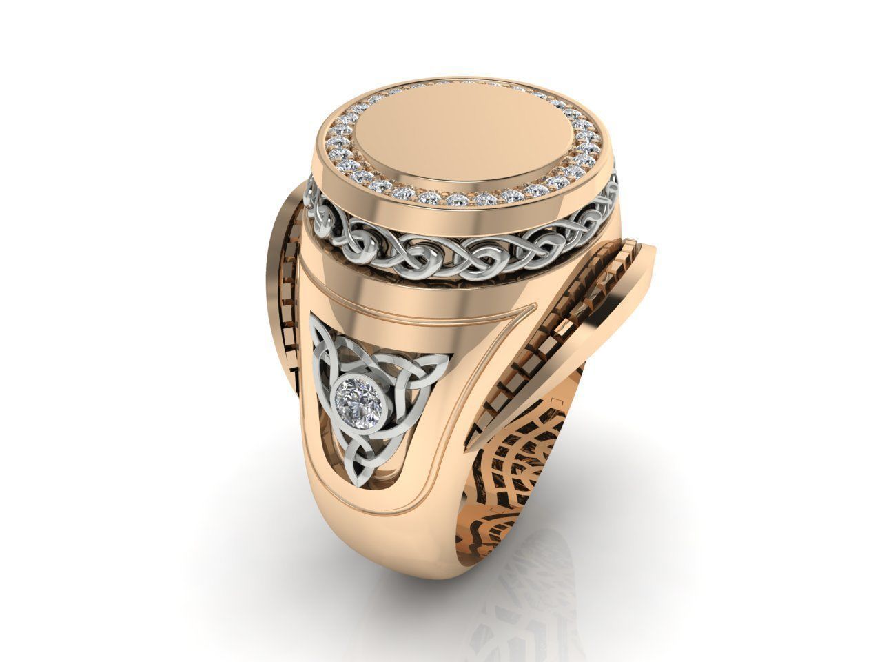 Ring 78 3D print model_3