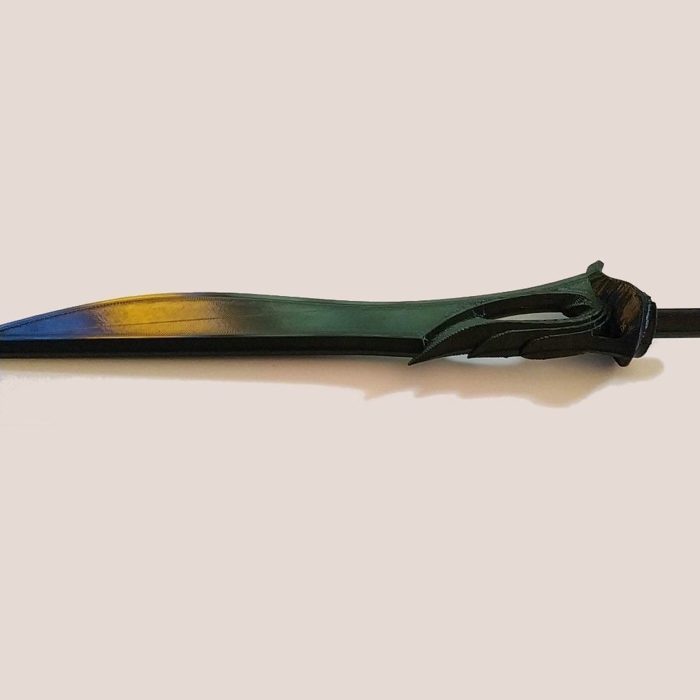 The Valorant Sovereign Knife - Two colors print enabled 3D print model_7