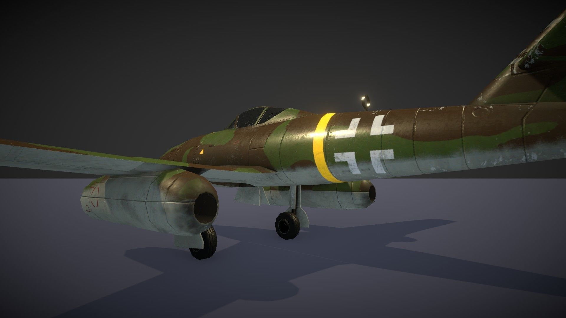 Messerschmitt Me 262 Low-poly 3D model_31