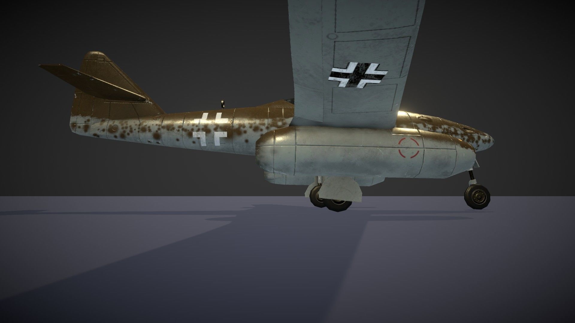 Messerschmitt Me 262 Low-poly 3D model_29