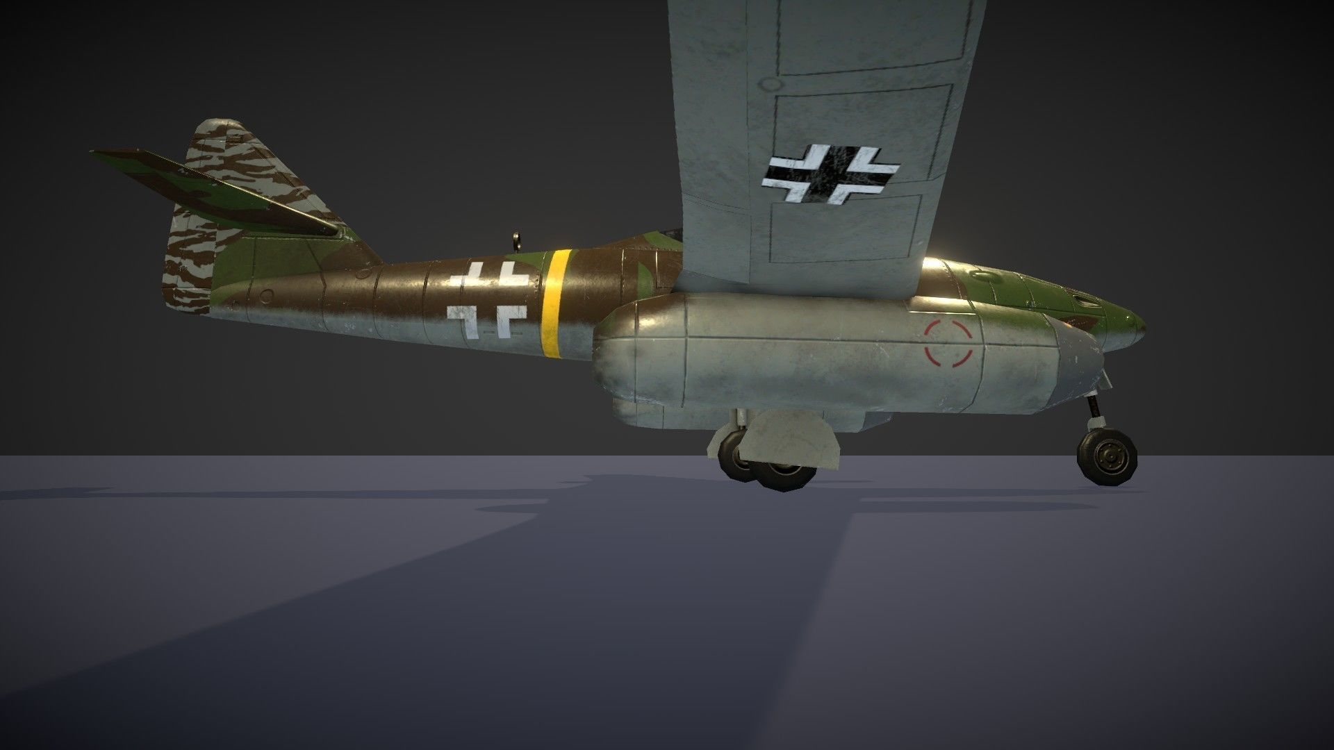 Messerschmitt Me 262 Low-poly 3D model_27