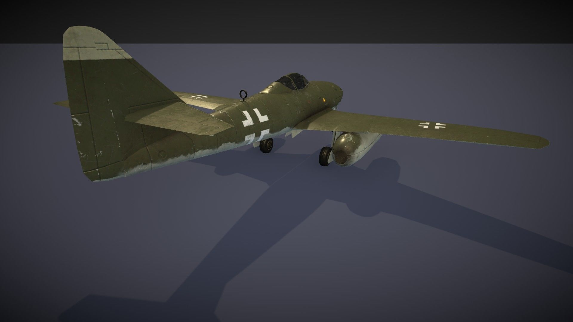 Messerschmitt Me 262 Low-poly 3D model_24