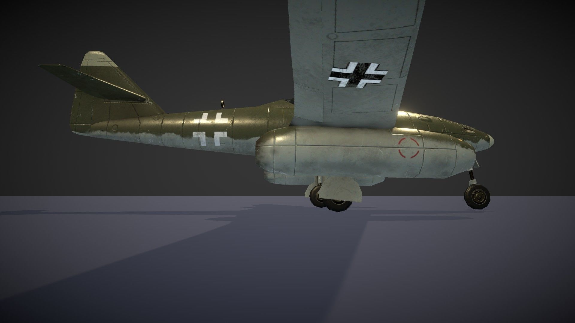 Messerschmitt Me 262 Low-poly 3D model_28