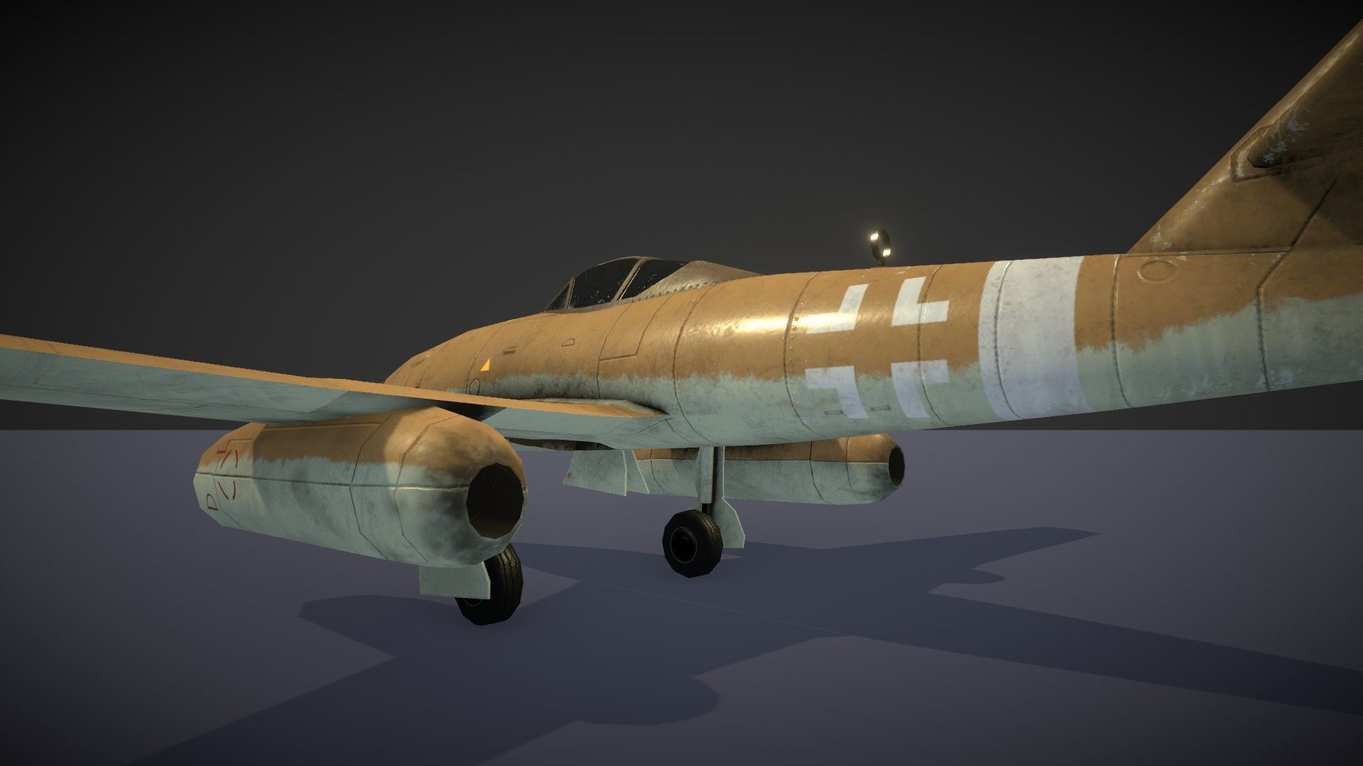 Messerschmitt Me 262 Low-poly 3D model_34