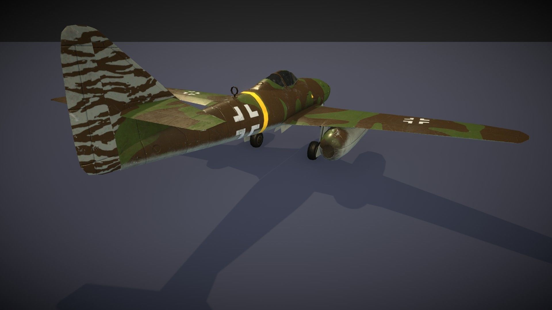 Messerschmitt Me 262 Low-poly 3D model_23
