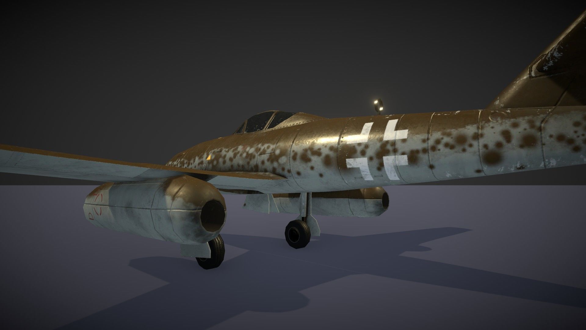 Messerschmitt Me 262 Low-poly 3D model_33