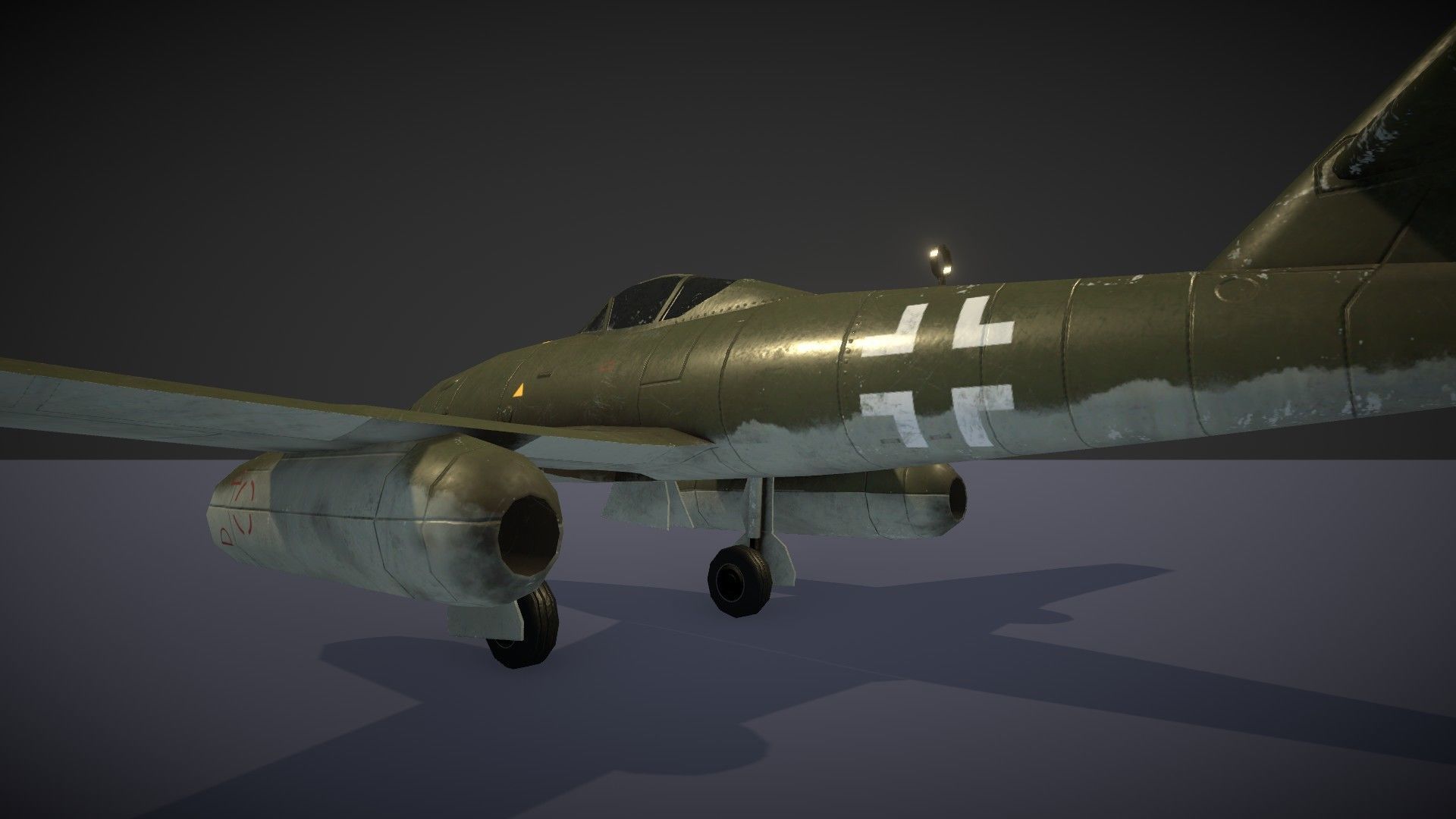 Messerschmitt Me 262 Low-poly 3D model_32