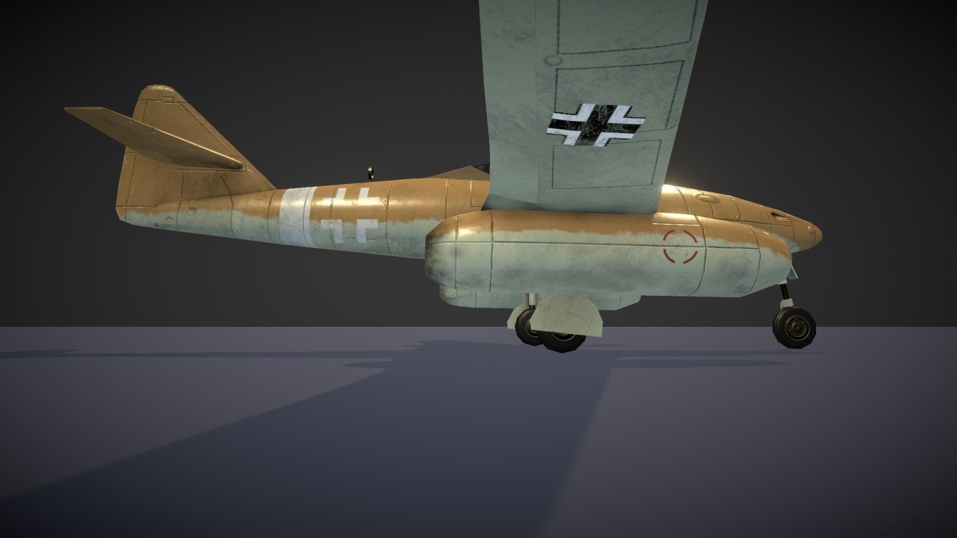 Messerschmitt Me 262 Low-poly 3D model_30