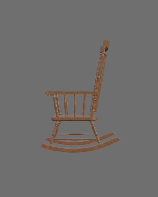 ChairS rocking chair 3D Model Collection_11