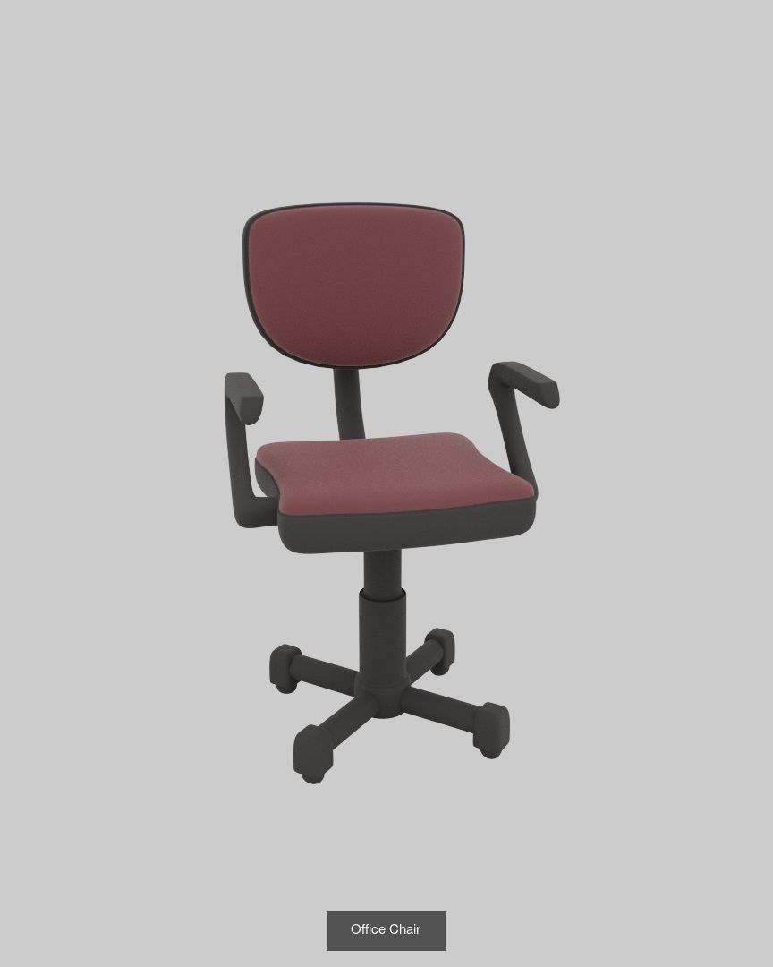 ChairS rocking chair 3D Model Collection_2