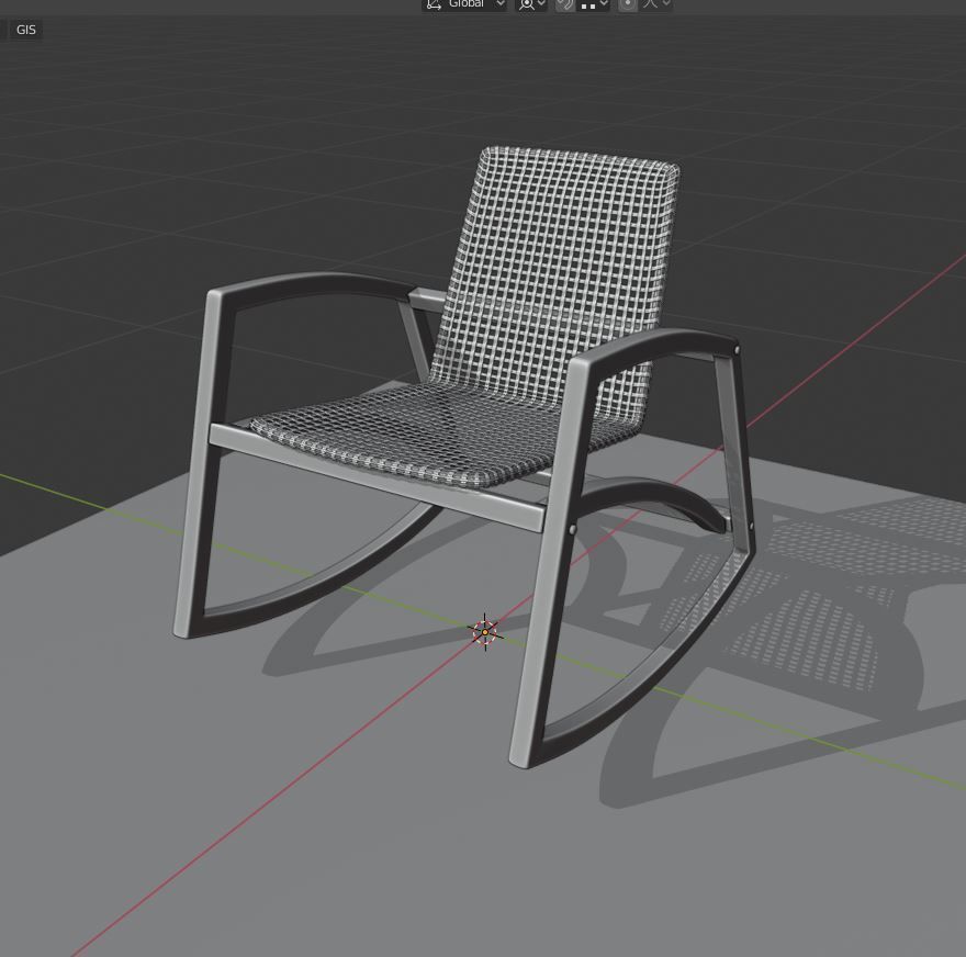 ChairS rocking chair 3D Model Collection_35