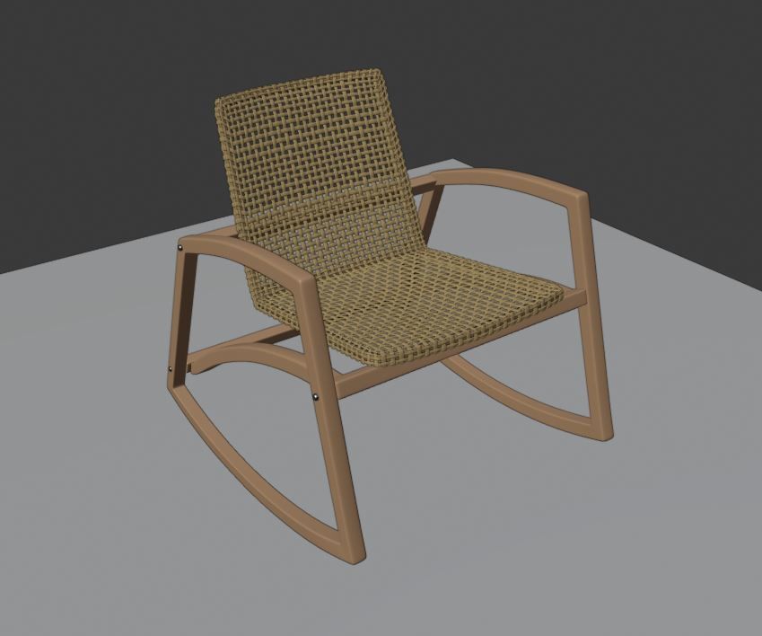 ChairS rocking chair 3D Model Collection_18