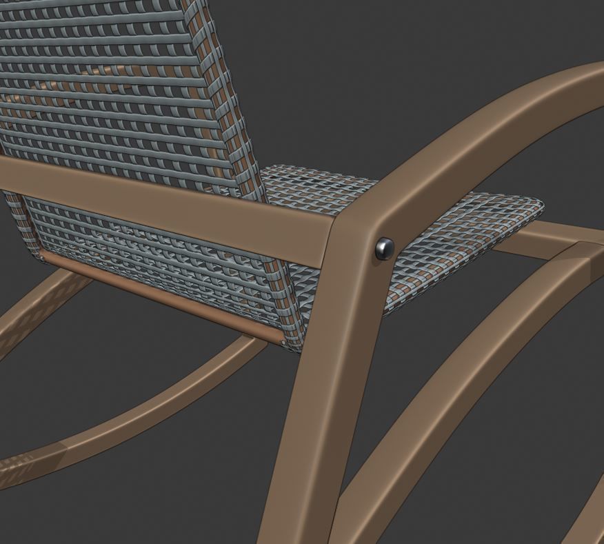 ChairS rocking chair 3D Model Collection_25