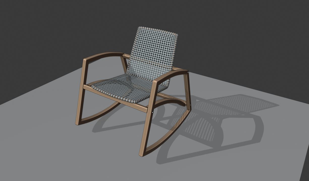ChairS rocking chair 3D Model Collection_28