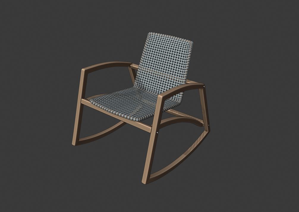 ChairS rocking chair 3D Model Collection_27
