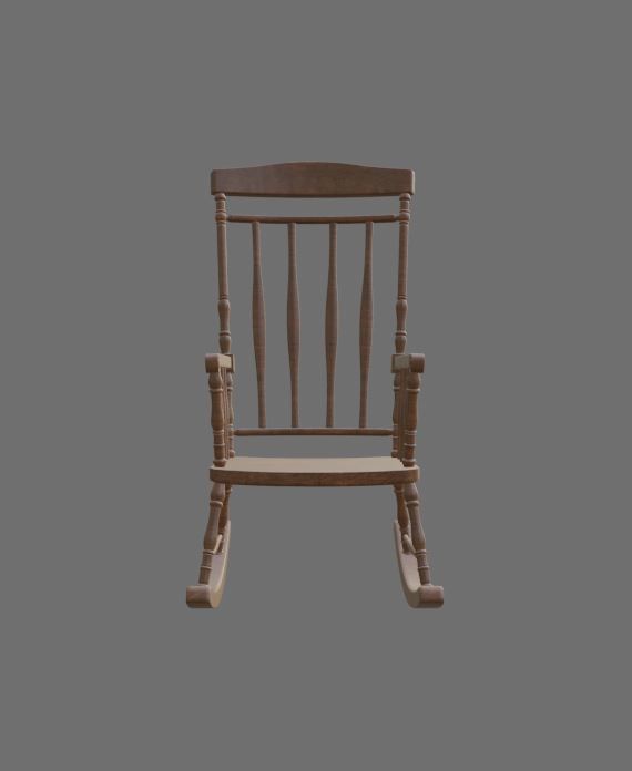 ChairS rocking chair 3D Model Collection_13