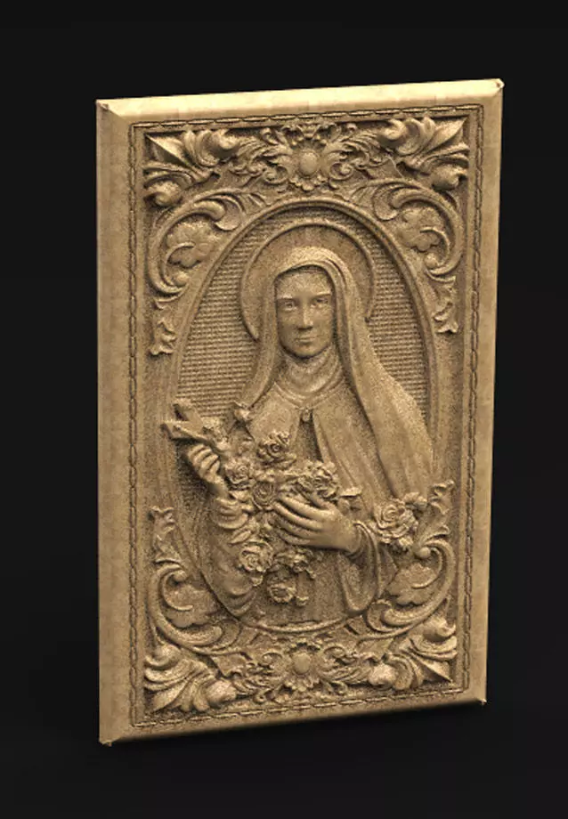 Saint Therese 3D print model_0