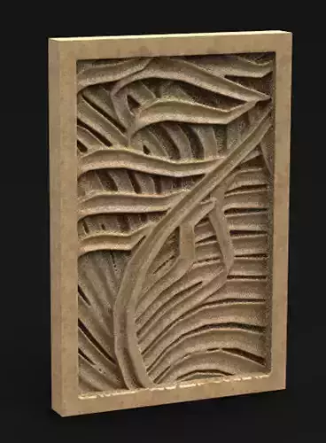 Decorative Panel Nature 2 3D Model