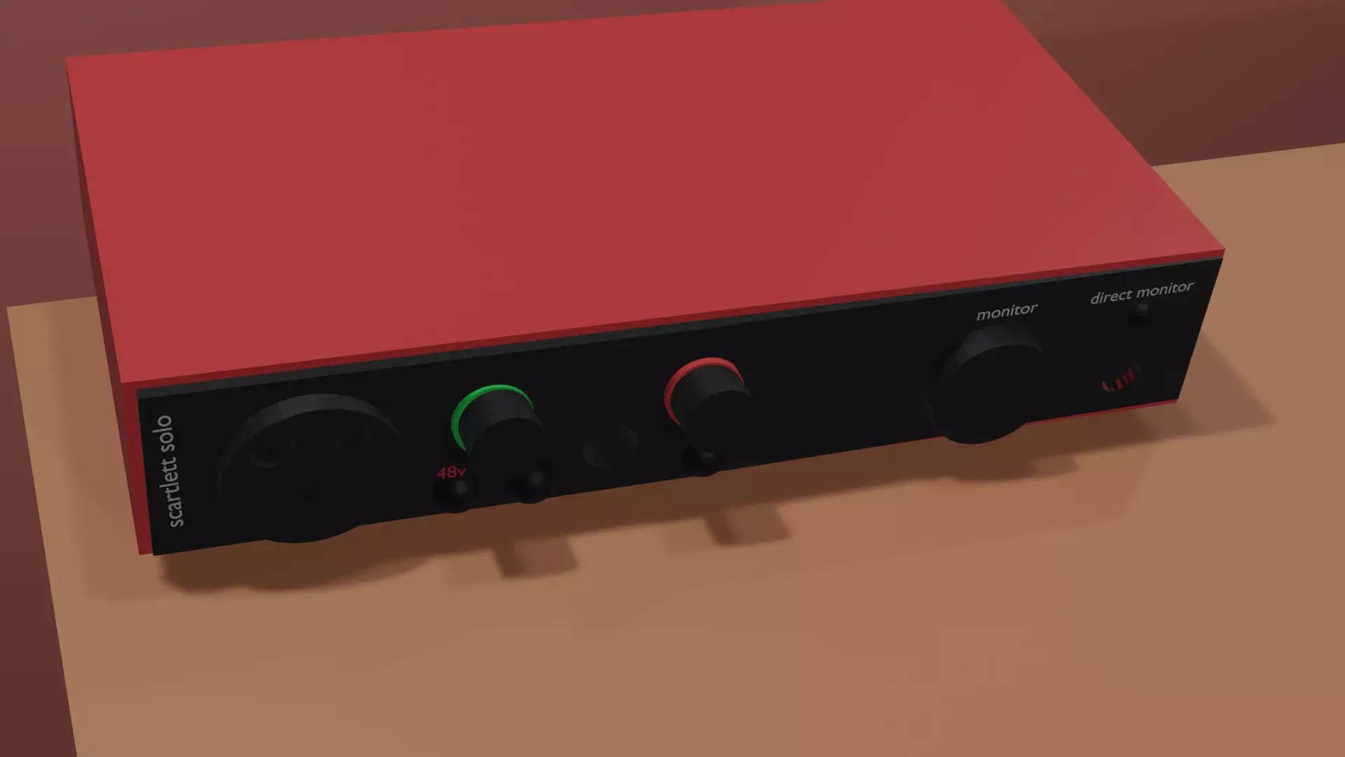 audio interface Free 3D model