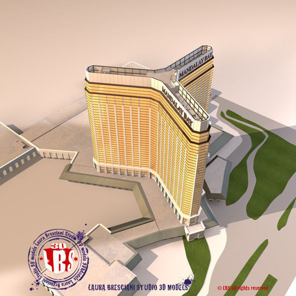 Las Vegas Mandalay Bay 3D model_1