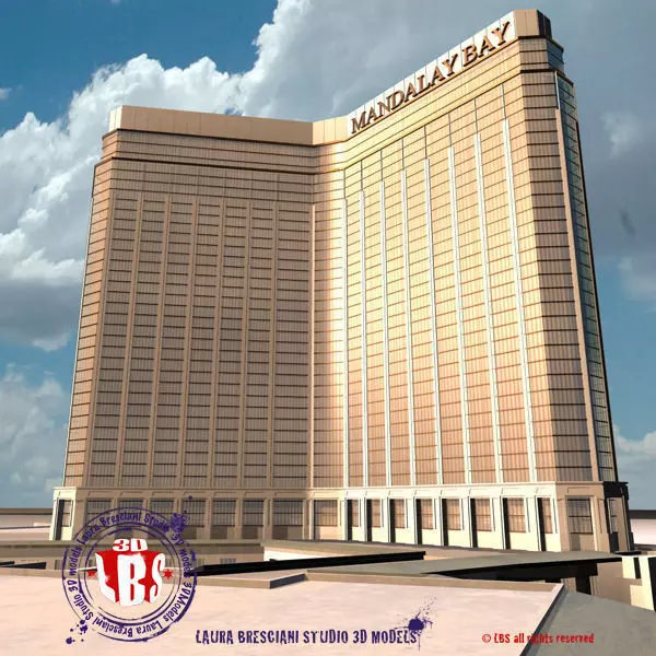 Las Vegas Mandalay Bay 3D model_0